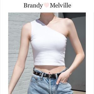Brandy Melville Blythe one shoulder tank top